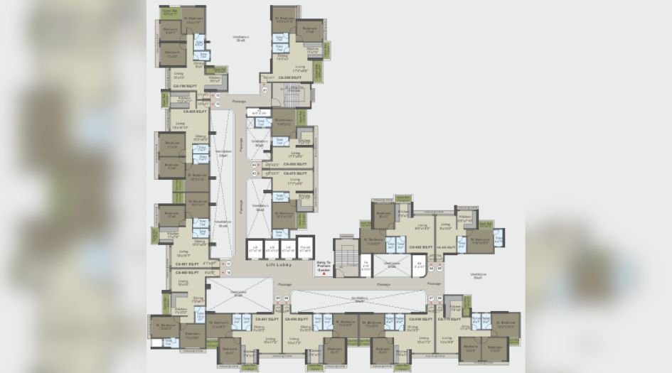 Olive-Boulevard-Typical-floor-plan